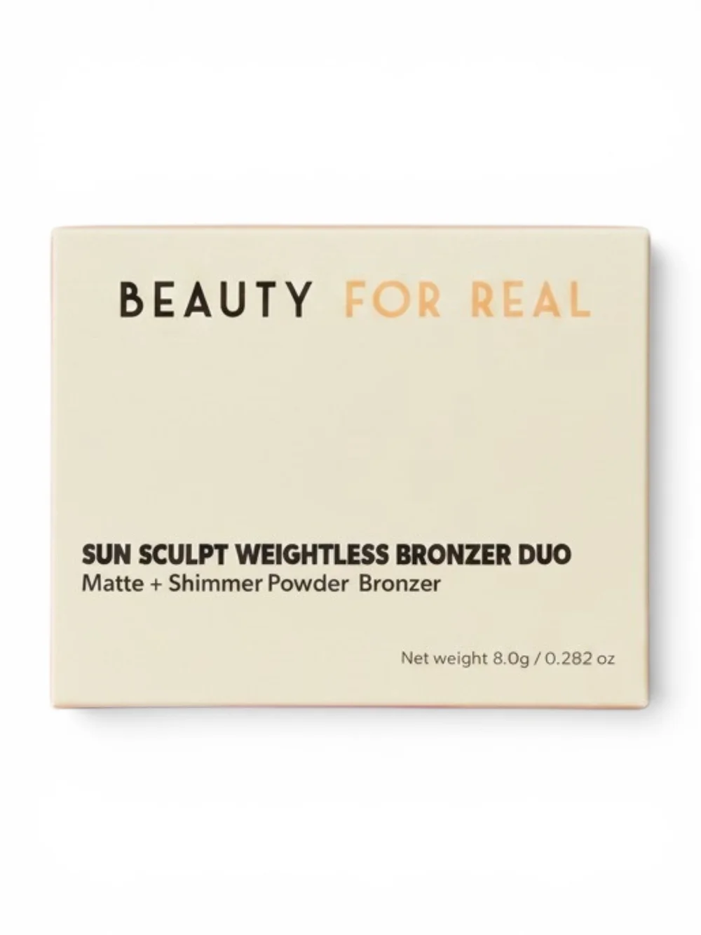 Beauty For Real Sun Sculpt Weightless Bronzer Duo NIB Matte‎ + Shimmer